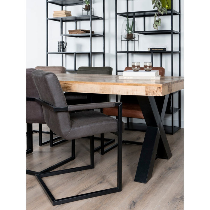 UNICORN Tube chair anthracite 58x55x85 cm