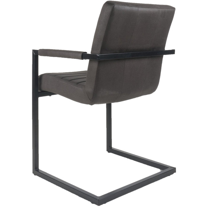UNICORN Tube chair anthracite 58x55x85 cm