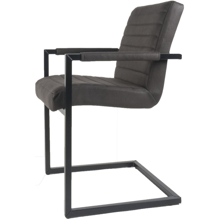 UNICORN Tube chair anthracite 58x55x85 cm