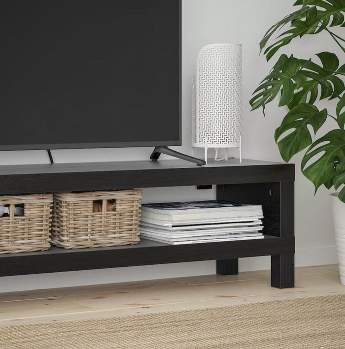 UNICORN TV cabinet black-brown white depth: 35 cm height: 36 cm width: 120 cm