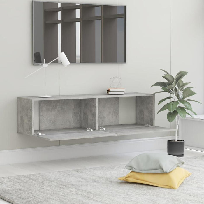 UNICORN TV cabinet modern gray Width 120 cm Depth 30 cm Height 30 cm