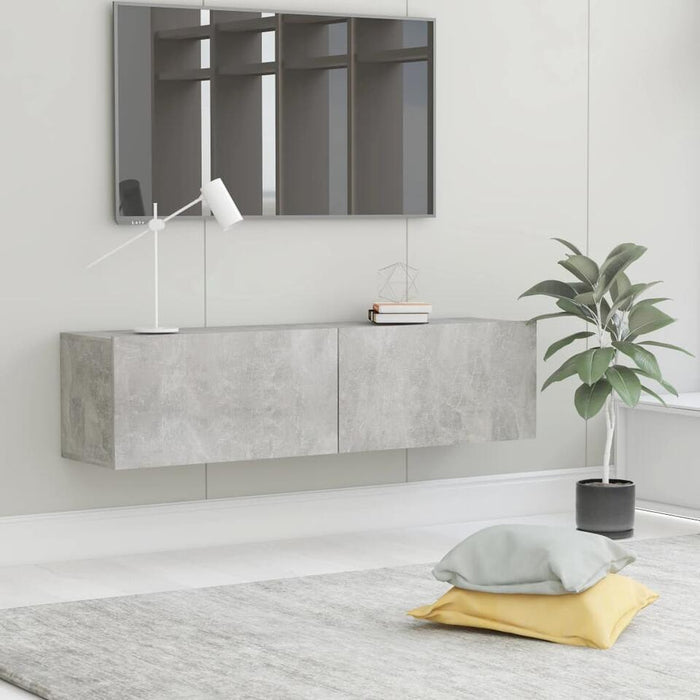 UNICORN TV cabinet modern gray Width 120 cm Depth 30 cm Height 30 cm