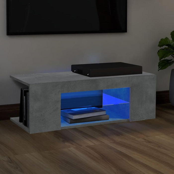 UNICORN TV cabinet modern gray Width 90 cm Depth 39 cm Height 30 cm