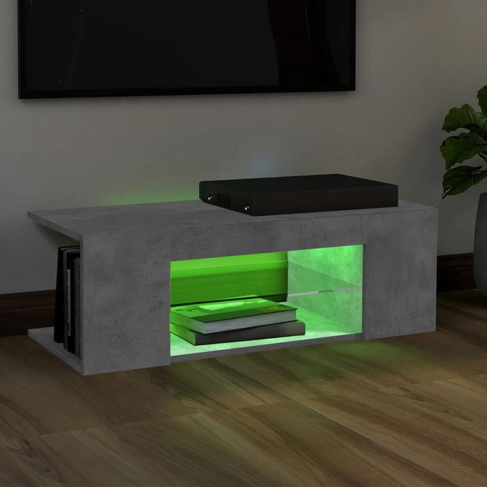 UNICORN TV cabinet modern gray Width 90 cm Depth 39 cm Height 30 cm