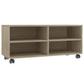 UNICORN TV cabinet modern oak brown Width 90 cm Depth 35 cm Height 35 cm