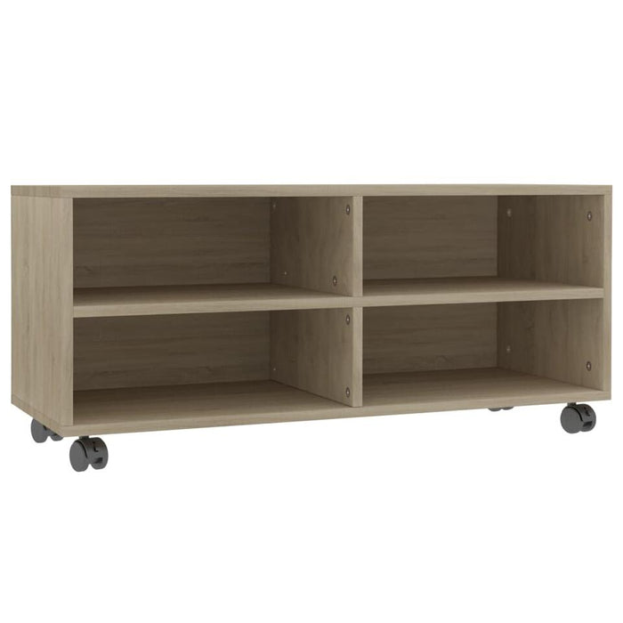 UNICORN TV cabinet modern oak brown Width 90 cm Depth 35 cm Height 35 cm
