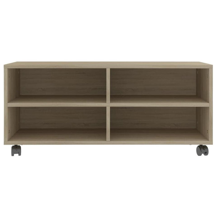 UNICORN TV cabinet modern oak brown Width 90 cm Depth 35 cm Height 35 cm