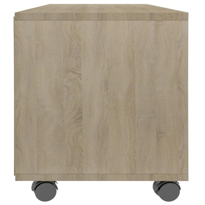 UNICORN TV cabinet modern oak brown Width 90 cm Depth 35 cm Height 35 cm