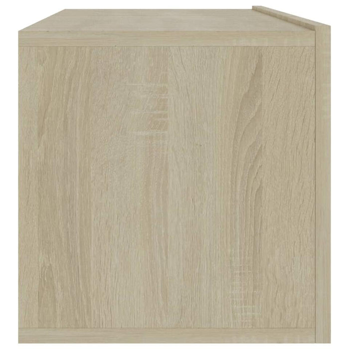 UNICORN TV cabinet modern oak light brown Width 100 cm Depth 30 cm Height 30 cm