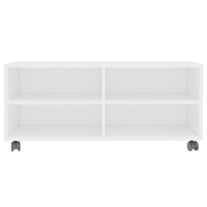 UNICORN TV cabinet modern white Width 90 cm Depth 35 cm Height 35 cm