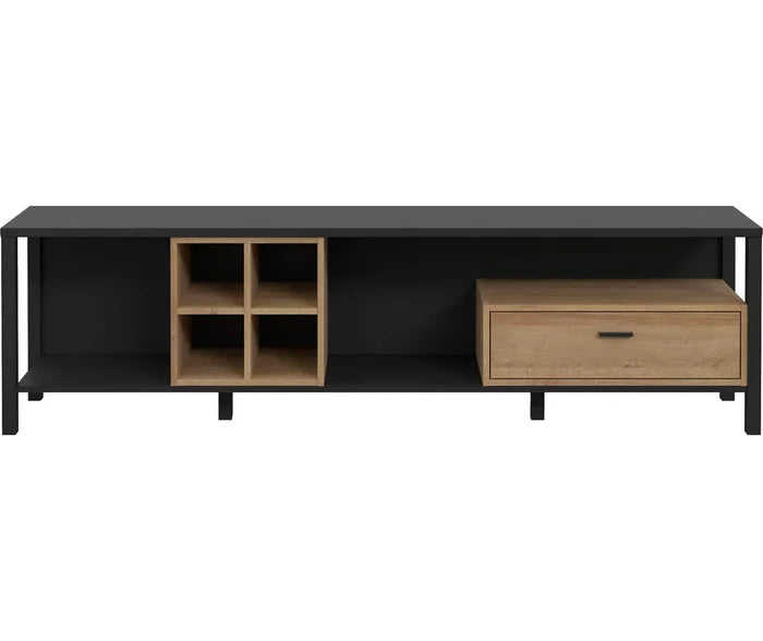 UNICORN TV furniture wall unit black brown 181 cm