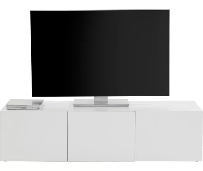 UNICORN TV furniture wall unit white Width 139 cm Depth 35 cm Height 35 cm