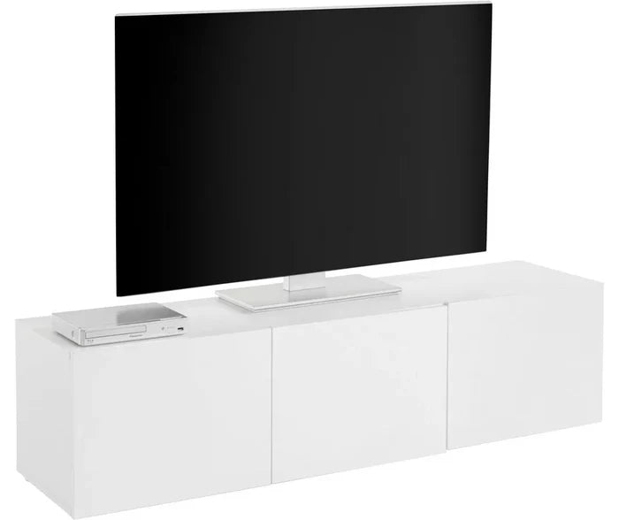 UNICORN TV furniture wall unit white Width 139 cm Depth 35 cm Height 35 cm