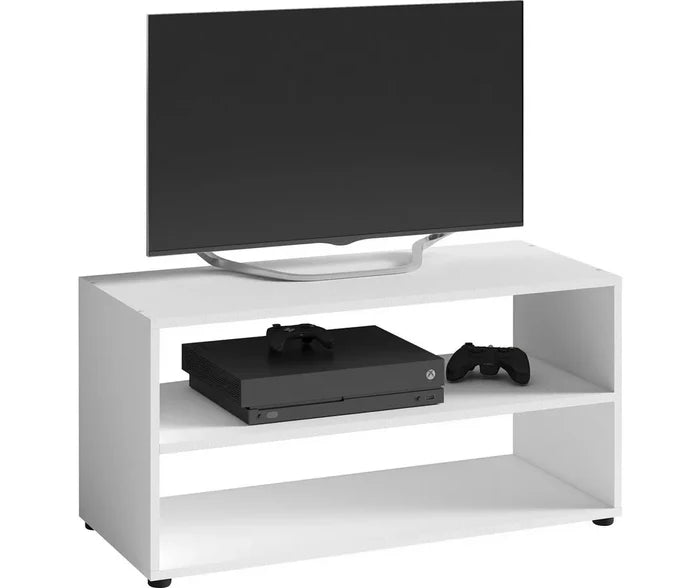 UNICORN TV furniture wall unit white Width 90 cm Depth 39 cm Height 45 cm