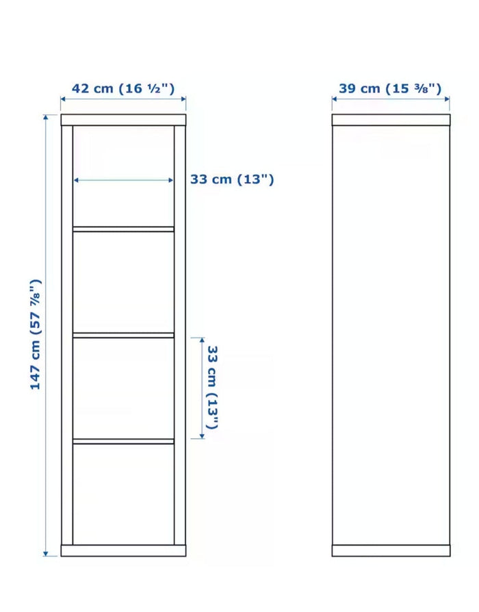 UNICORN TV unit wall unit black-brown white light brown width: 189 cm depth: 39 cm height: 147 cm