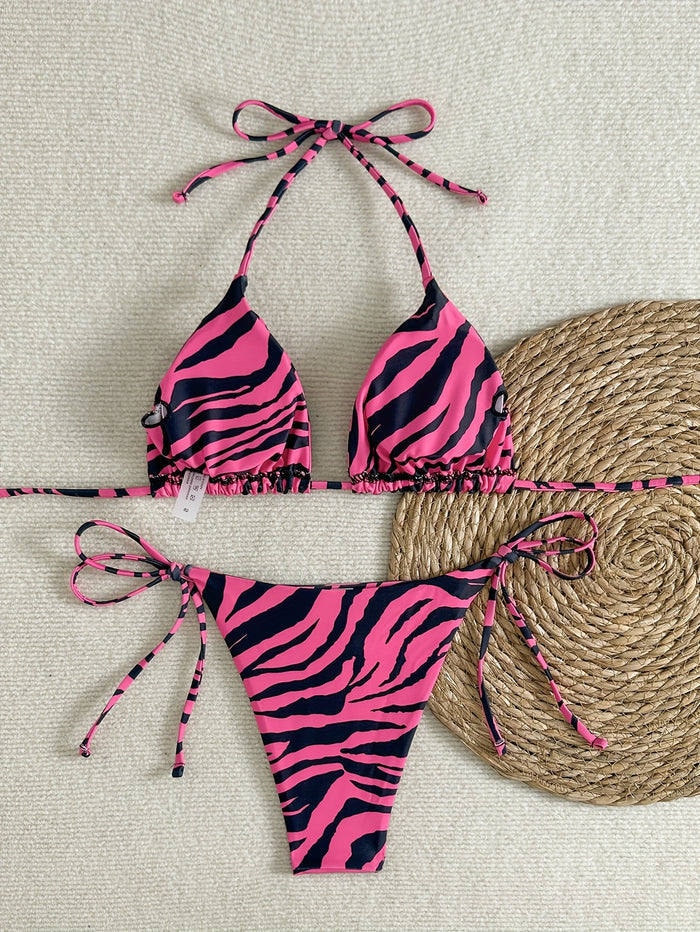 UNICORN Two-Piece Bikini Set with Dopamine Print, Sexy And Sizzling Swimwear s m l xl xxl