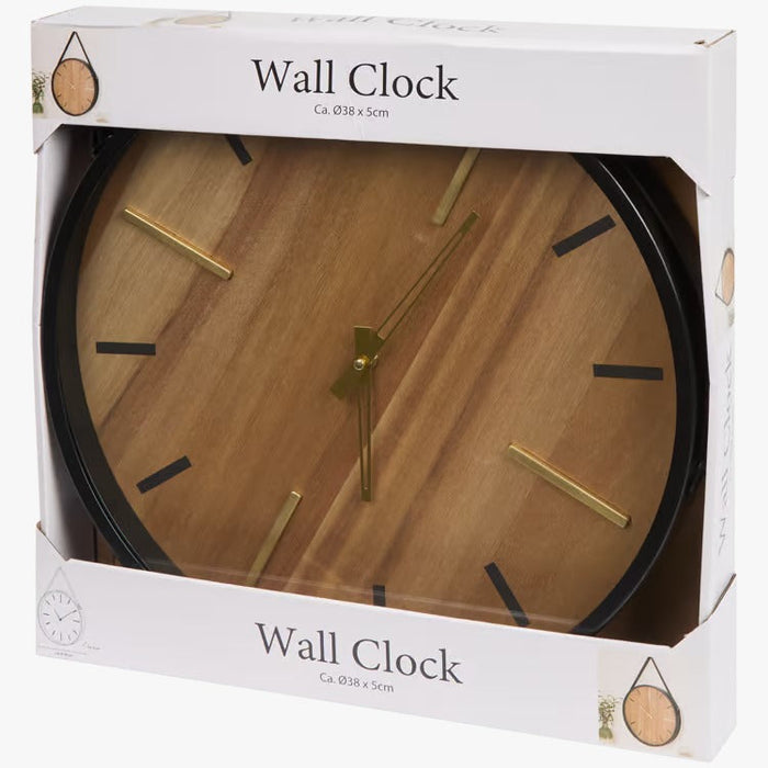 UNICORN Wall Clock Brown Ø 38 x 5 cm
