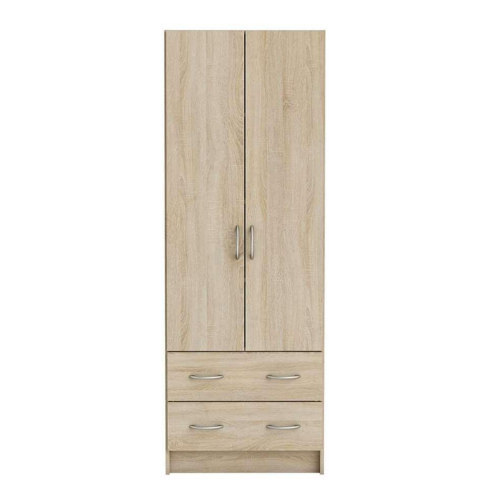 UNICORN Wardrobe oak brown Width 60.9 cm Depth 41.1 cm Height 169.5 cm