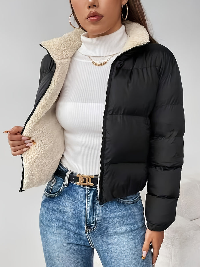 UNICORN Women's Autumn/Winter Thickened Lined Long Sleeve Padded Coat s m l xl