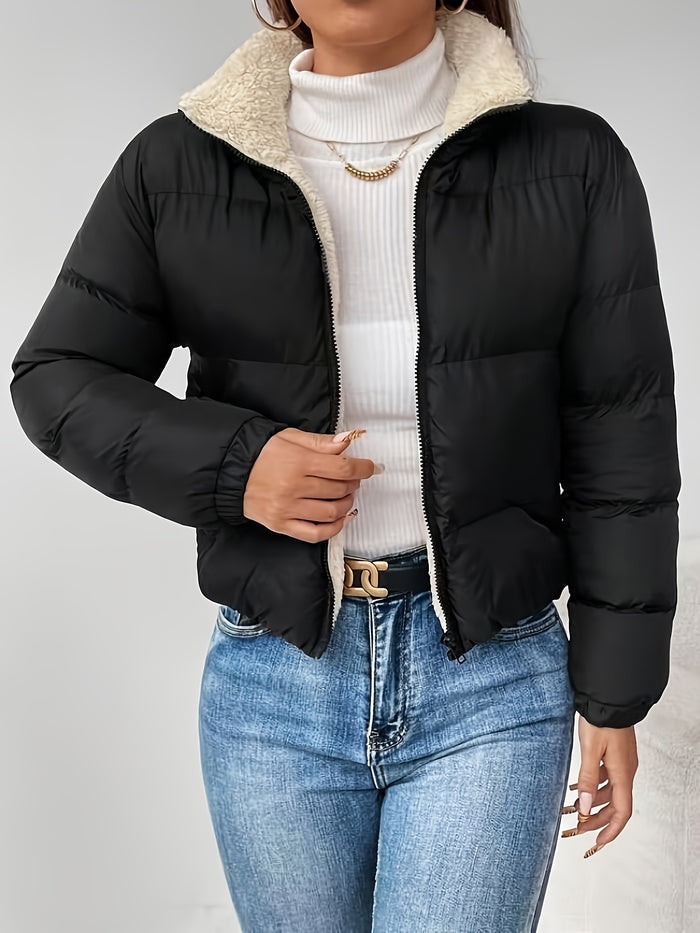UNICORN Women's Autumn/Winter Thickened Lined Long Sleeve Padded Coat s m l xl