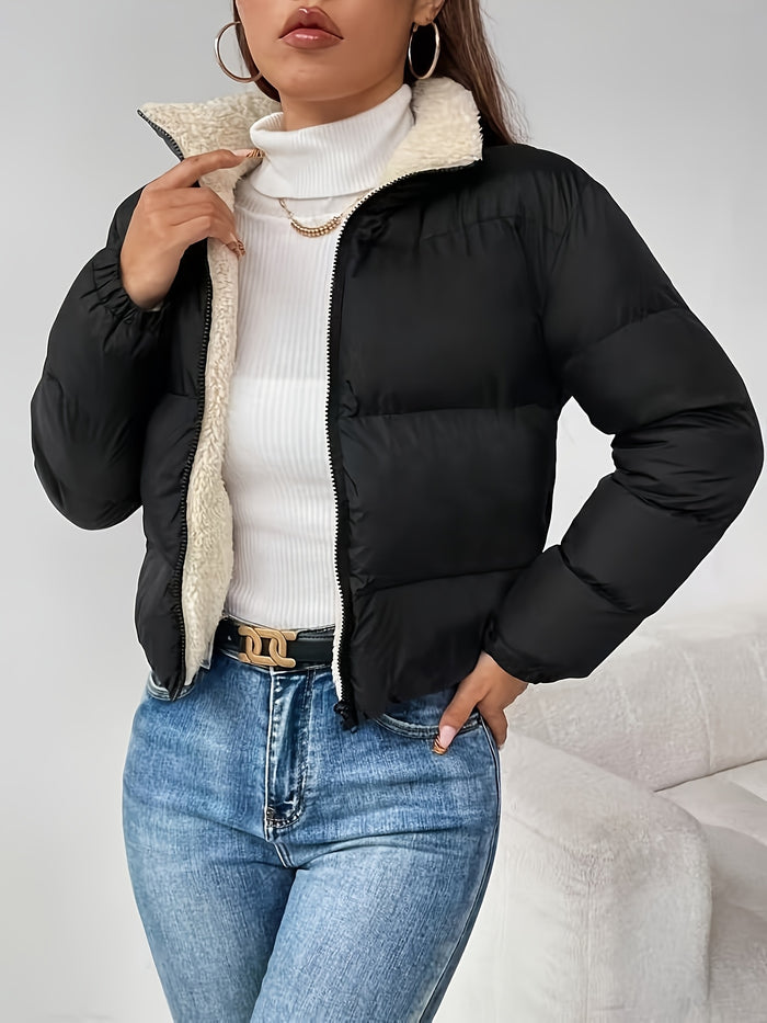 UNICORN Women's Autumn/Winter Thickened Lined Long Sleeve Padded Coat s m l xl