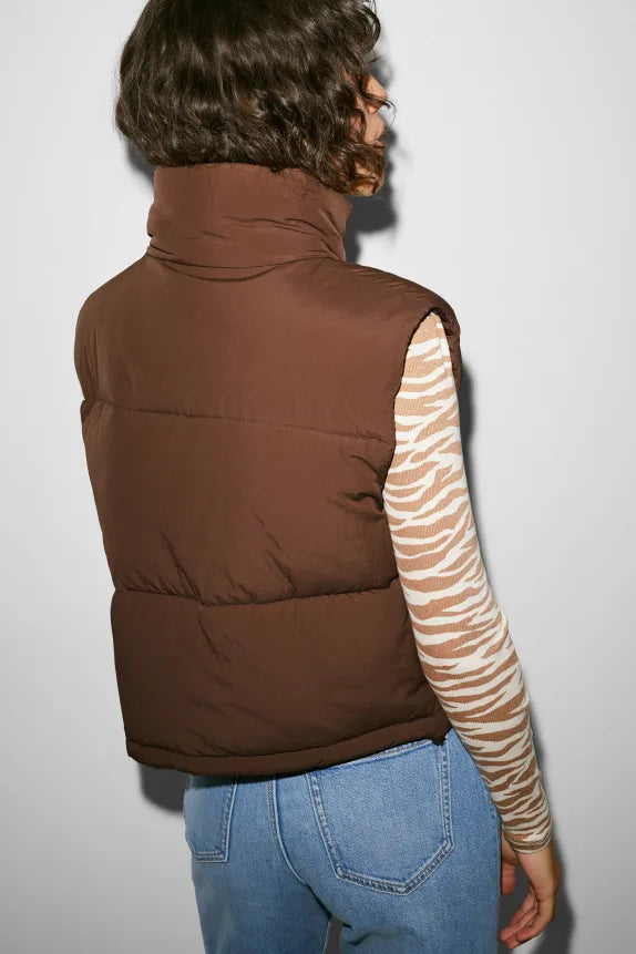 UNICORN Women's bodywarmer jacket brown black xs s m l xl xxl xxxl