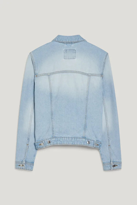 UNICORN Women's denim jacket with pockets light blue denim xs s m l xl xxl xxxl