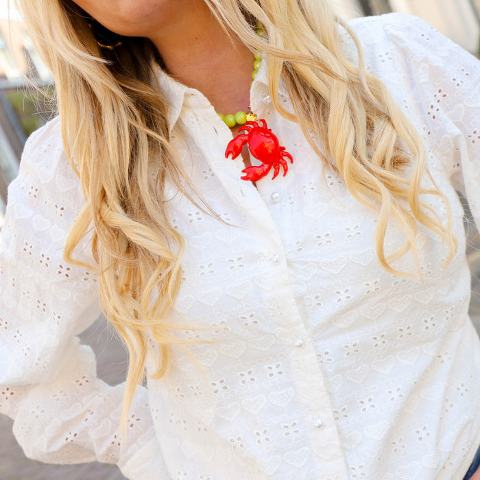 UNICORN Women's White Broderie Tie Front Blouse White Cotton Blouse with Bow Detail xs s m l xl