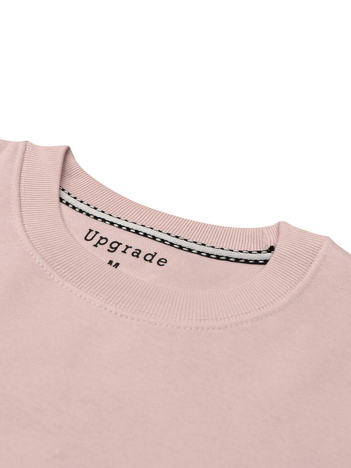 Upgrade Fashion Fleece Funky Style Sweatshirt For Men-Light Pink-BR14467