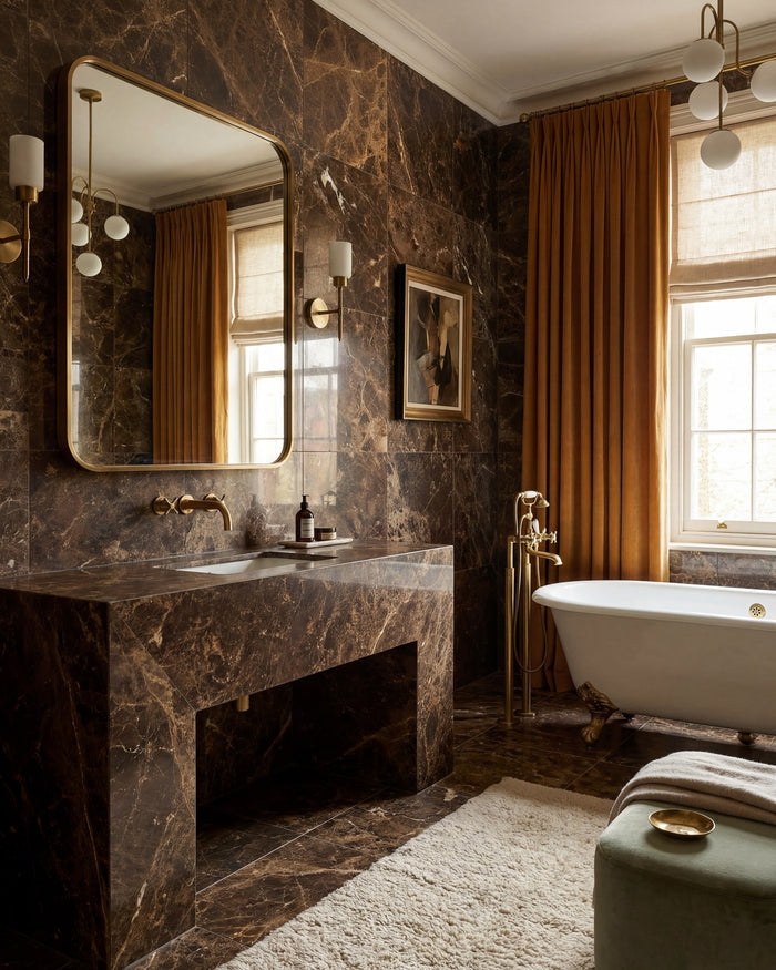 Versailles Marble Marron Honed