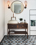 Victorian Style™ Porcelain Finchley Pattern Sky Blue