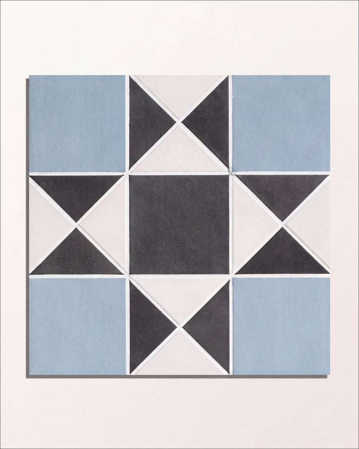 Victorian Style™ Porcelain Finchley Pattern Sky Blue