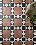 Victorian Style™ Porcelain Finchley Pattern Terracotta