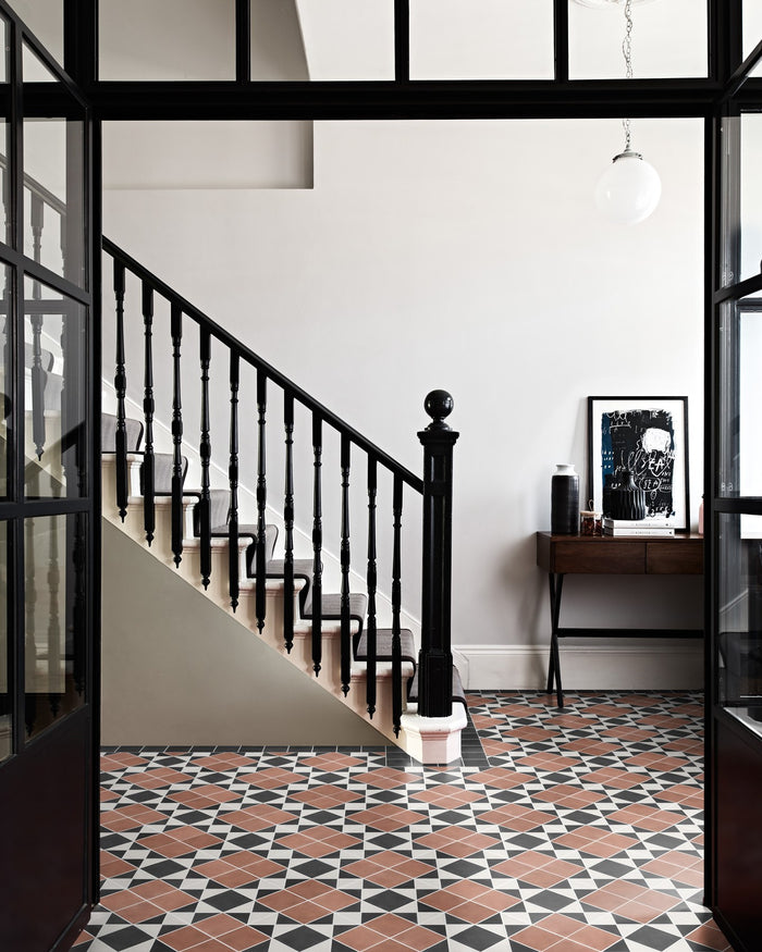 Victorian Style™ Porcelain Finchley Pattern Terracotta
