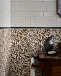 Victorian Style™ Wall Ceramic Antique White Metro Crackle Glaze||architectural-moulding-bead-ceramic-black, silk-screen-ceramic-willow-cottage-tobacco