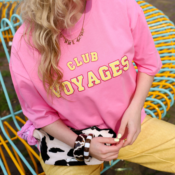 Voyages tee roze