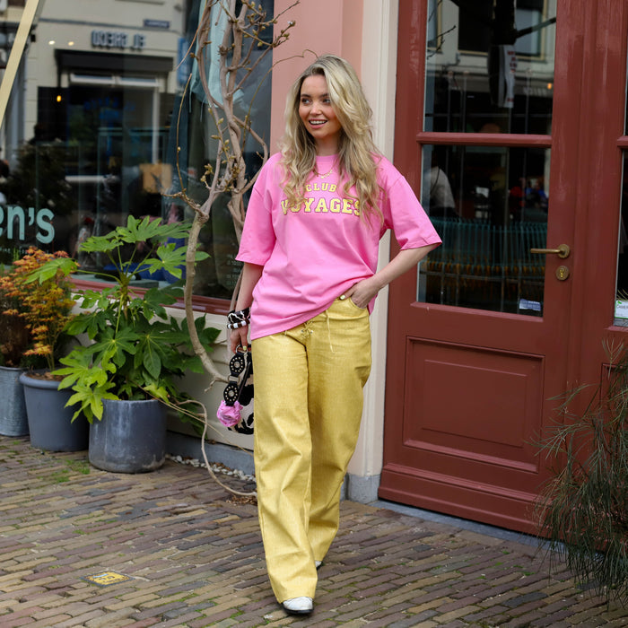Voyages tee roze