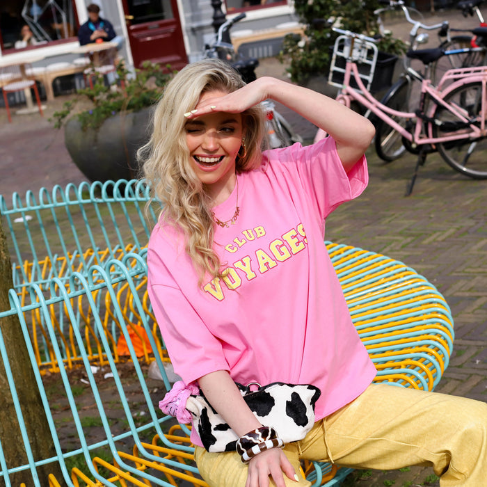 Voyages tee roze