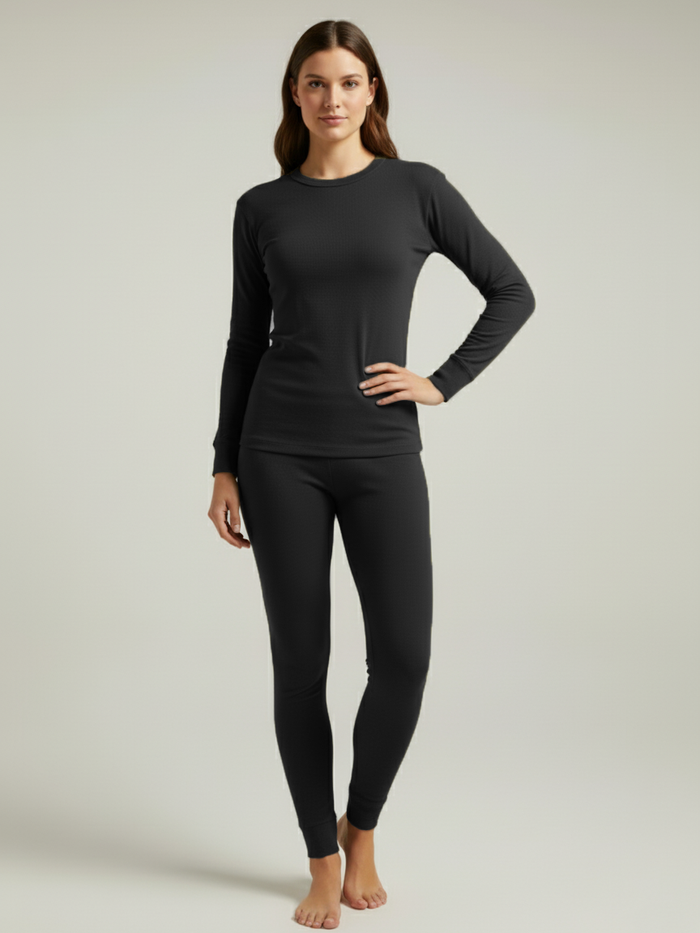 VZV Warmer Suit For Women-Black-VZV11