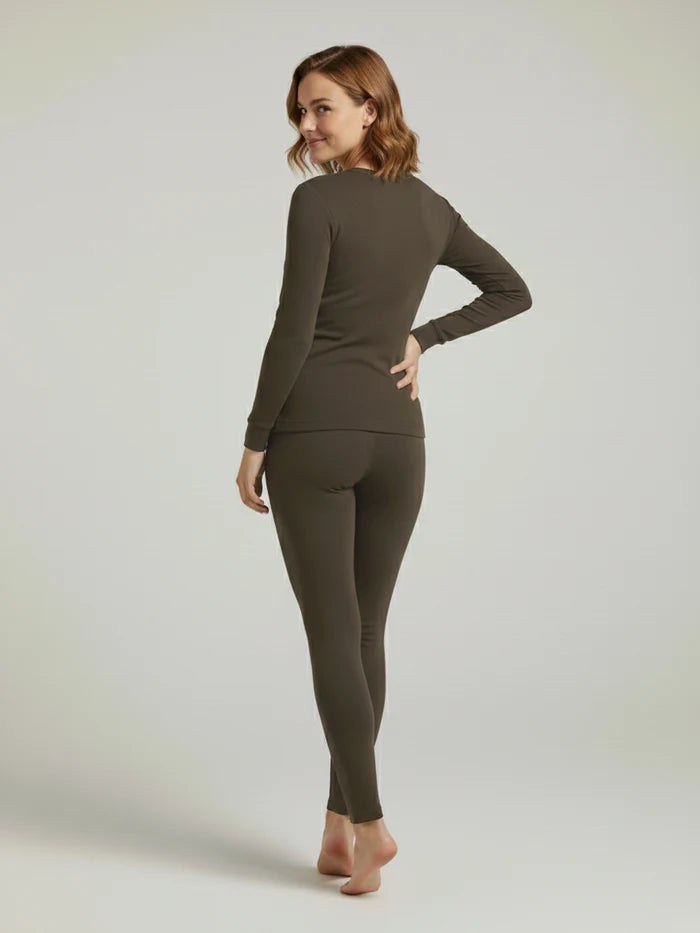 VZV Warmer Suit For Women-Dark Brown-VZV10
