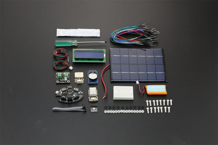 Weather Station Kit with Solar Panel [discontinued] by DFRobot - The Pi Hut