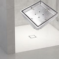 wedi Fundo Premium 4" x 4" Point Drain Cover Sets Brass