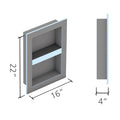 wedi Recessed Shower Niches 16" X 28"