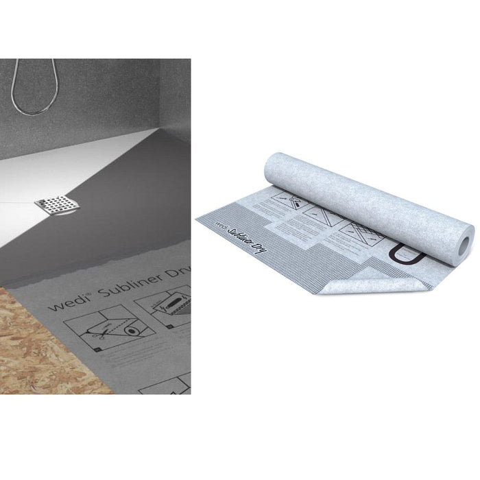 wedi Subliner Dry Waterproofing Sheet Membrane - wedi compatible shower system product