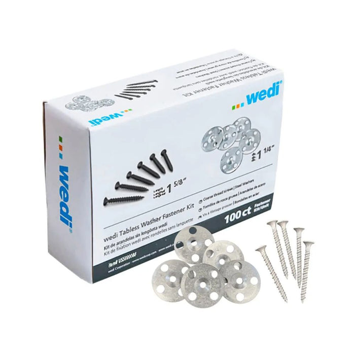 wedi Tabless Fastener Kit - 100 Pack - wedi compatible shower system product