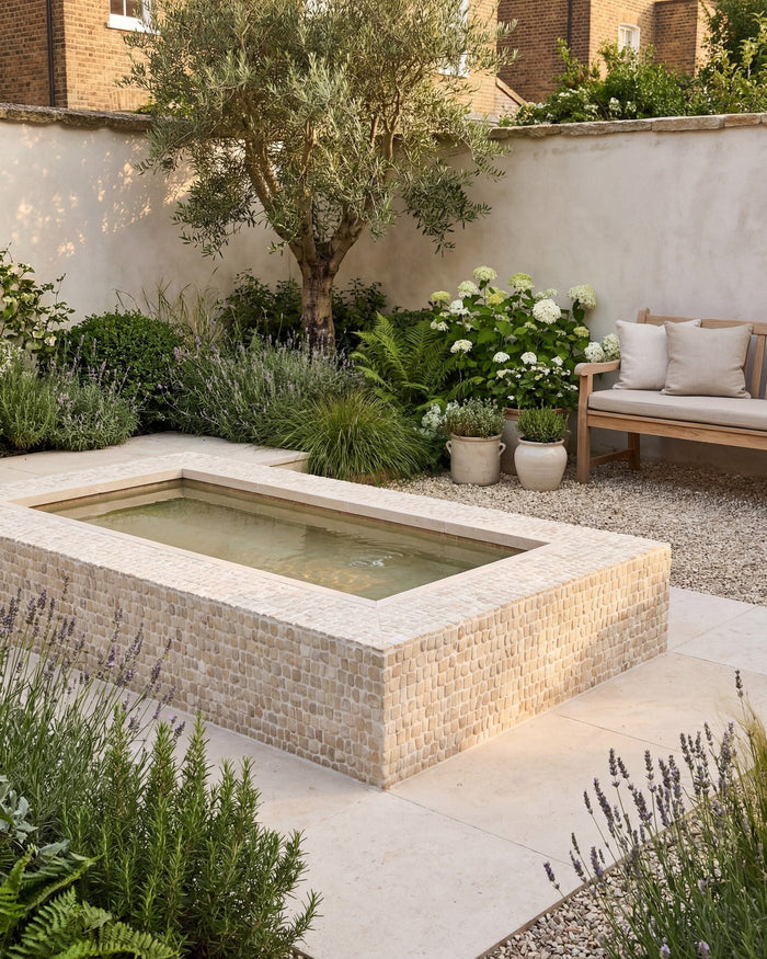 Winchester Porcelain Paving Textured|enso-cobble-mosaic-strip-sand