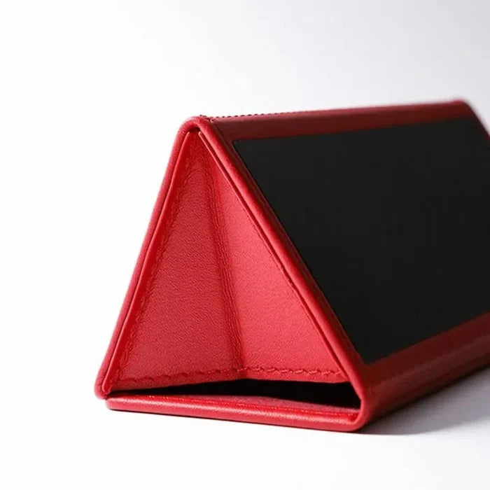 WIZ® folding glasses case in carbon fiber and NAPPA leather — DEFF