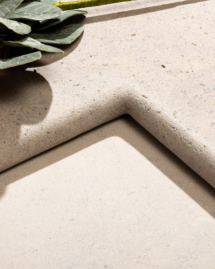 Wychwood Limestone Etched Bullnose Coping