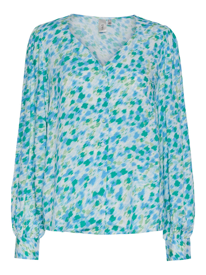 YAS Alira blouse groen mint