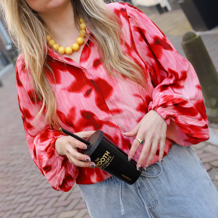 YAS Asina blouse moonlite mauve
